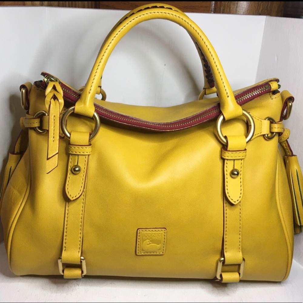 Dooney & Bourke Florentine Sunflower Satchel - Picture 4 of 12